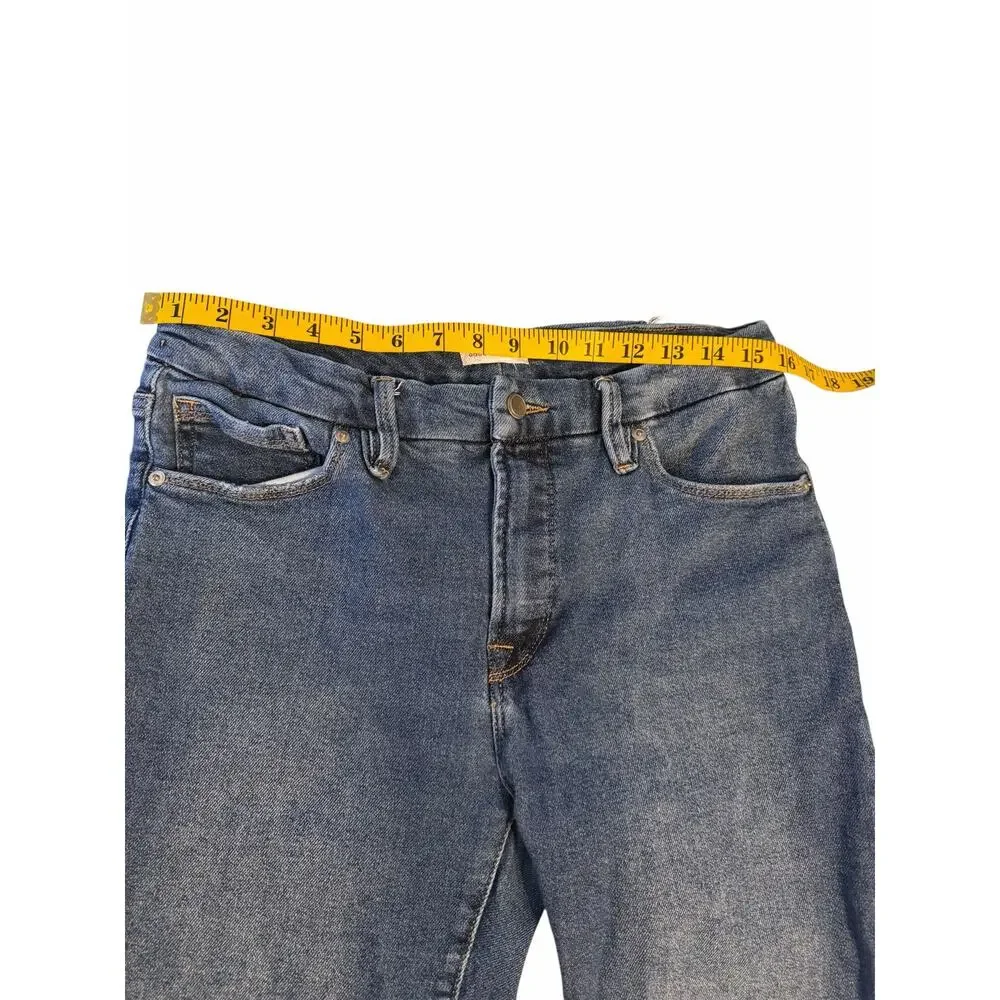 Good American Distressed Cropped Jeans - Picture 7 of 13